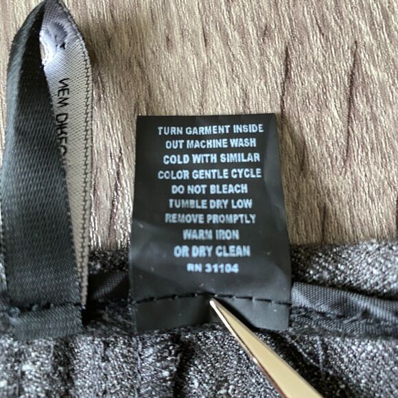 New Directions Women's 12 Gray Tweed Flare Skirt Career Office Church - Picture 9 of 12